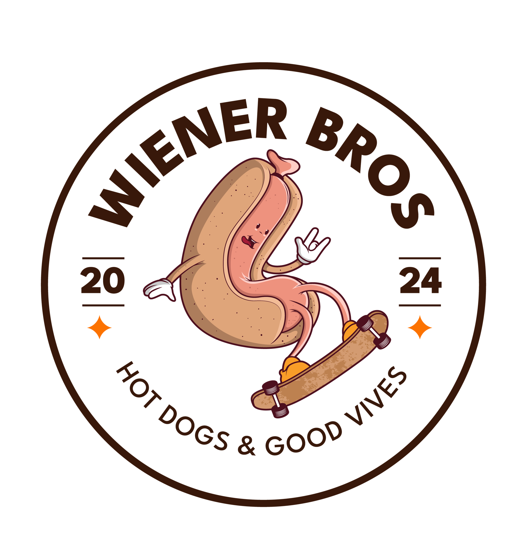 Emblema ilustrado de Wiener Bros